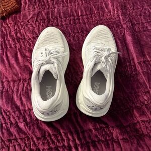 Hoka Women's White Athletic Shoes